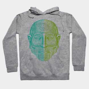 peculiar and strange linework Hoodie